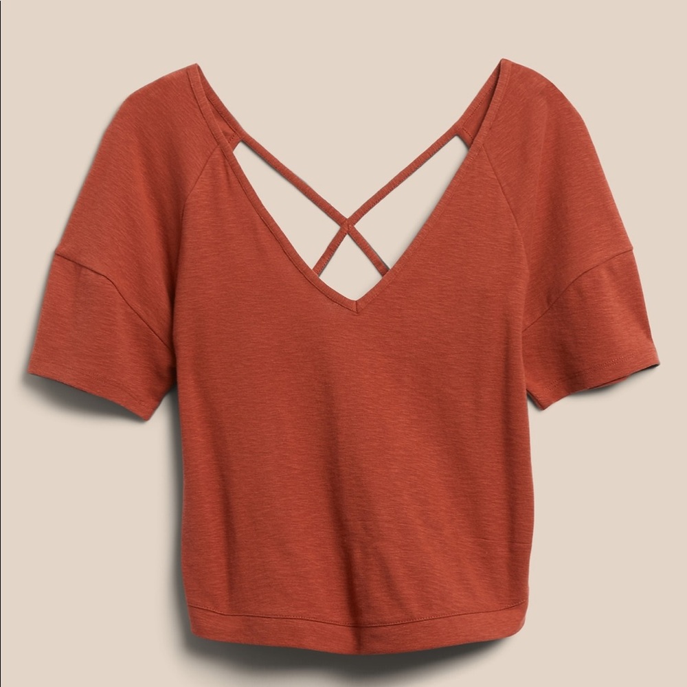 Banana Republic Factory tie back top